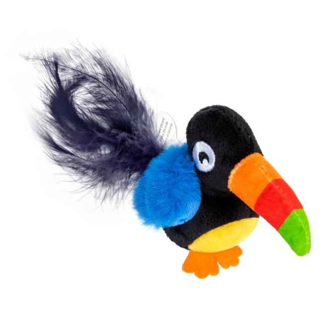 Игрушки для котов - Игрушка для кошек GiGwi Melody chaser Тукан со звуковым чипом (75024)