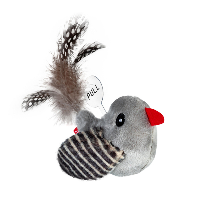 Игрушки для котов - Игрушка для котов WAUCAT Fun Melodic Птичка со звуковым чипом (4823089377247)