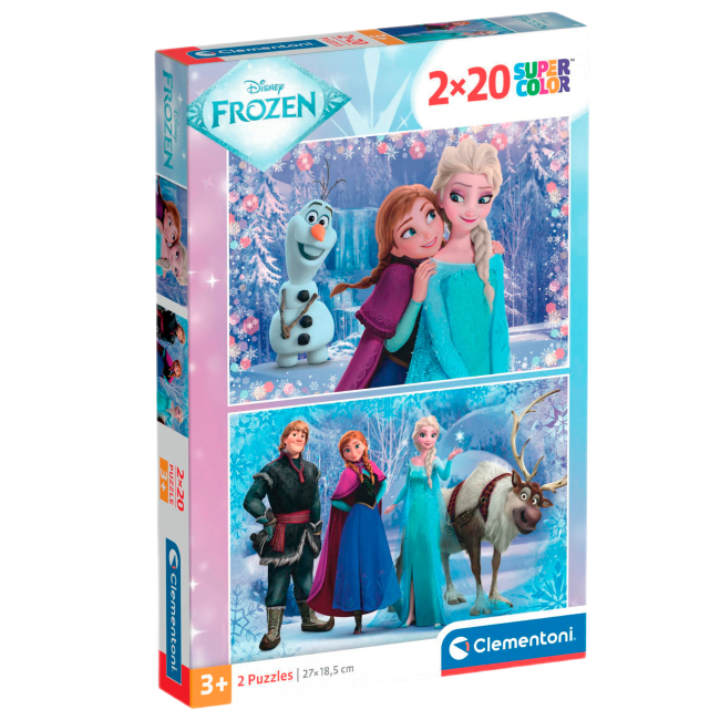 Пазли - Пазл Clementoni Frozen 2 в 1 (24825)