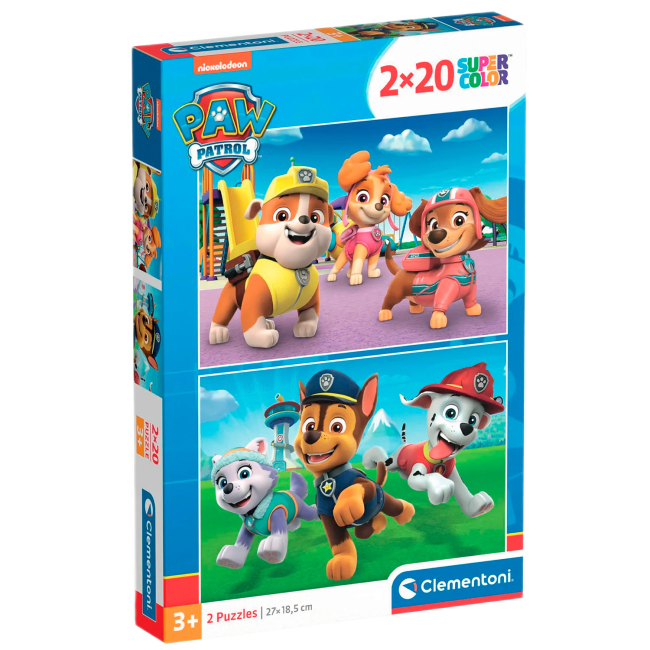 Пазли - Пазл Clementoni Paw Patrol New 2 в 1 (24800)