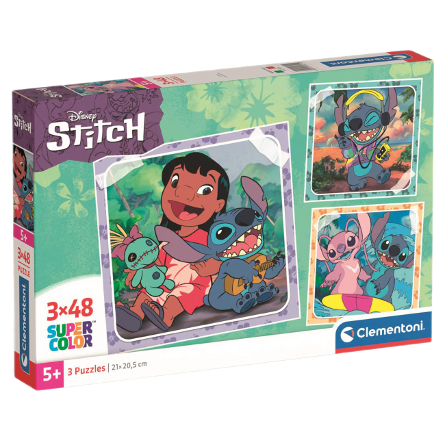 Пазлы - Пазл Clementoni Stitch 3 в 1 (25321)