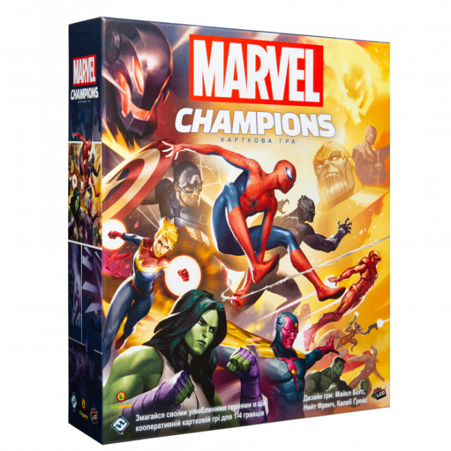 Настільні ігри - ​Настільна гра Kilogames Marvel Champions Карткова гра (KG-2000)