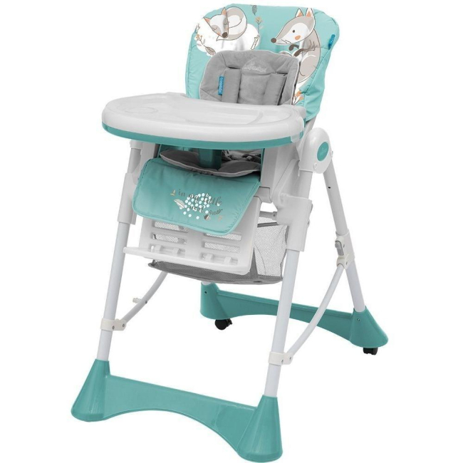 Товари для догляду - ​Стільчик для годування Baby Design Pepe New 05 Turquoise (292095)