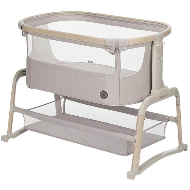 Манежі - ​Приставне ліжечко Maxi-Cosi Iora Air Classic Beige Eco (2121022300)