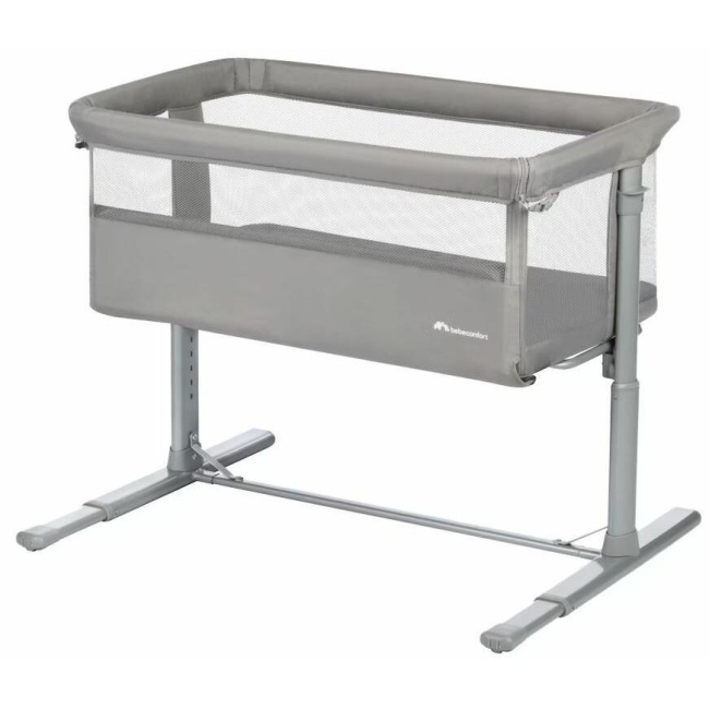 Манежі - ​Приставне ліжечко Bebe Confort Zina Mineral Gray (2185085210)