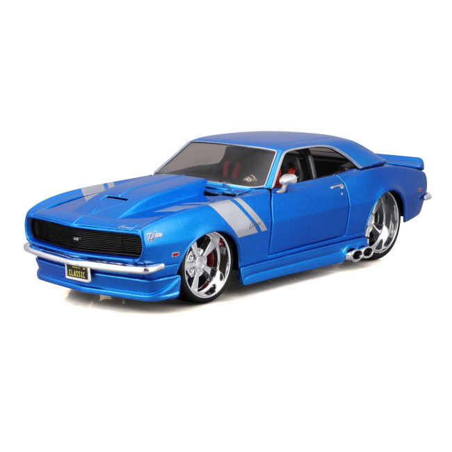Автомодели - Автомодель Maisto 1968 Chevrolet Camaro Z/28 1:24 (32508 blue)