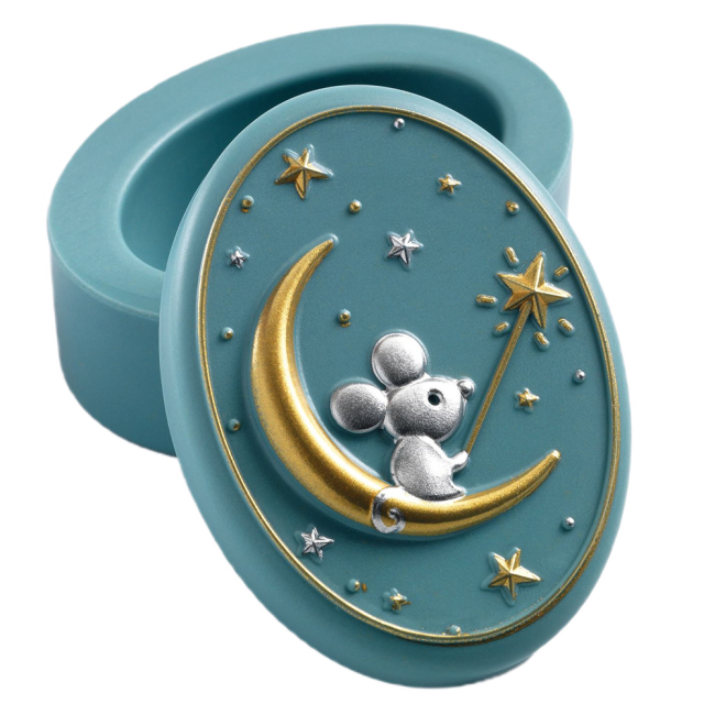 Ювелірні прикраси - Зубна коробочка Djeco Чарівне мишеня темно-бірюзова (DD03446/2)