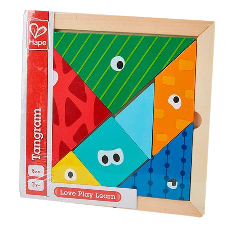Головоломки - Головоломка Hape Дерев'яний танграм (E1630)