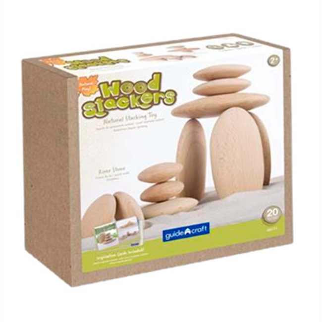 Розвивальні іграшки - Ігровий набір Guidecraft Natural Play Округлі камені (G6771)