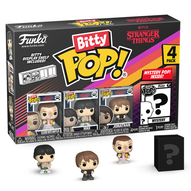 Фигурки персонажей - Набор фигурок Funko Pop Bitty Pop Stranger Things Одиннадцать Майк, Джонатан, Одиннадцать (83663/2)