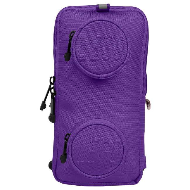 Рюкзаки та сумки - Бананка LEGO Lifestyle Brick 1x2 фіолетова (5711013168131)