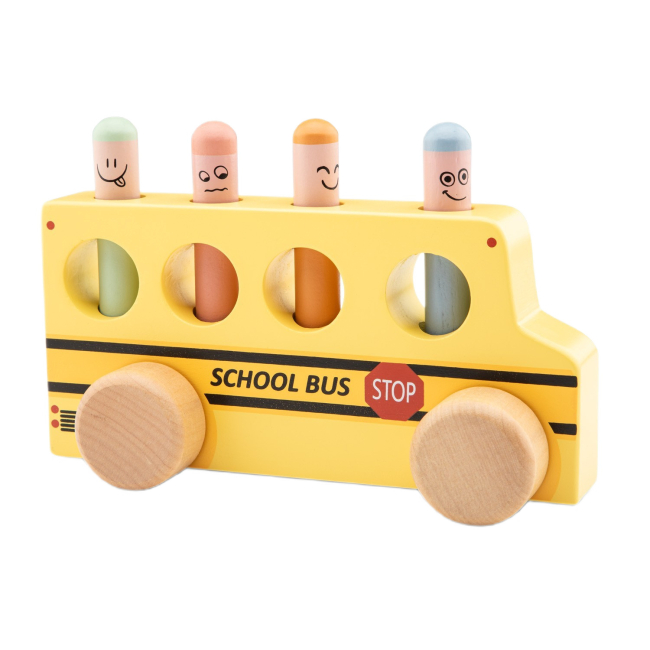 Развивающие игрушки - Развивающая игрушка New classic toys Школьный автобус (10547)