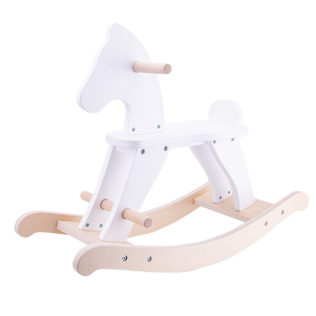 Игровые комплексы, качели, горки - Качеля New classic toys Лошадка белая (11146)