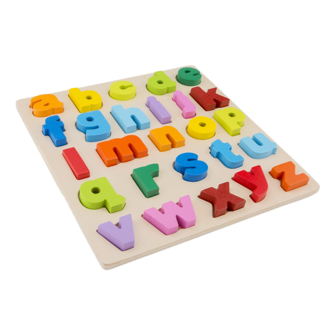 Обучающие игрушки - Обучающий пазл New classic toys Алфавит маленькие буквы (10535)