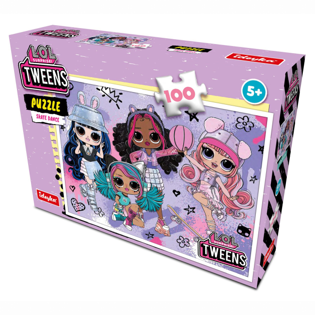 Пазли - Пазл Ідейка L.O.L. Surprise! Tweens Skate Dance 100 елементів (LP100-003)