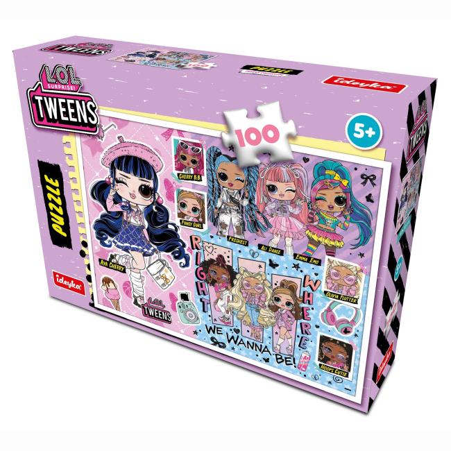 Пазли - Пазл Ідейка L.O.L. Surprise! Tweens Collection 100 елементів (LP100-004)