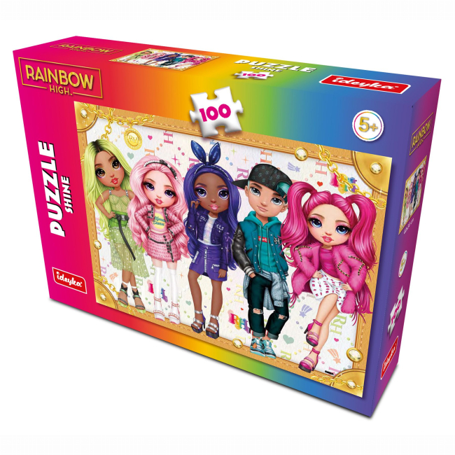 Пазли - ​Пазл Ідейка Rainbow High Shine 100 елементів (LP100-001)