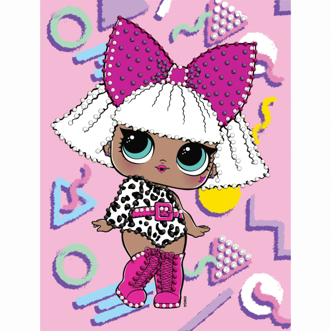 Мозаїка - ​Алмазна мозаїка Ідейка L.O.L. Surprise! Diva 15 x 20 см (AML1223)