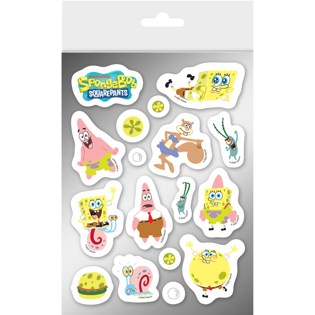 Набори для творчості - Стікерпак прозорий Перо SpongeBob SquarePants (125057)