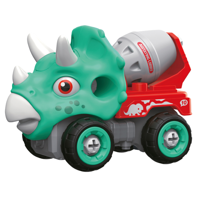 Конструктори з унікальними деталями - Конструктор Otamanko Трицератопс бетонозмішувач Блакитний/червоний (5320301)