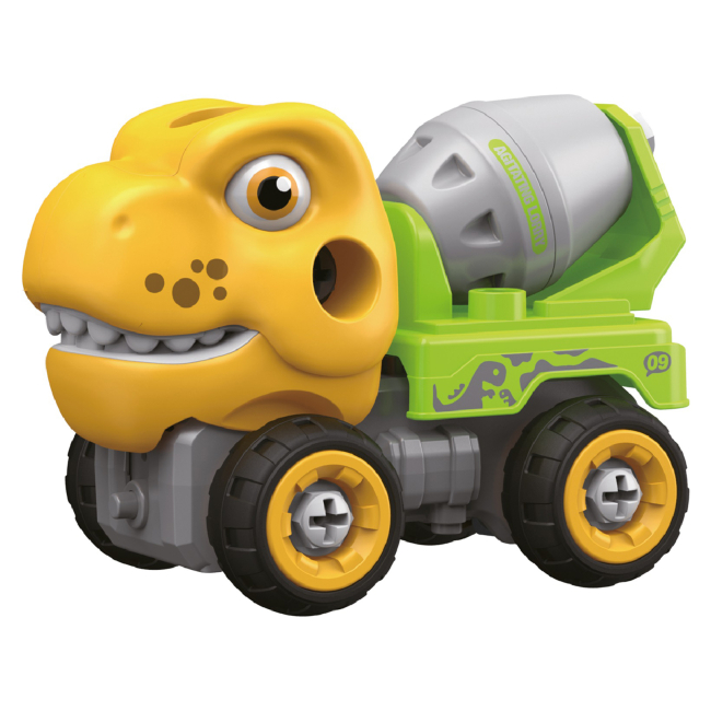 Конструктори з унікальними деталями - Конструктор Otamanko Тиранозавр бетономішалка Жовтий/зелений (5320306)