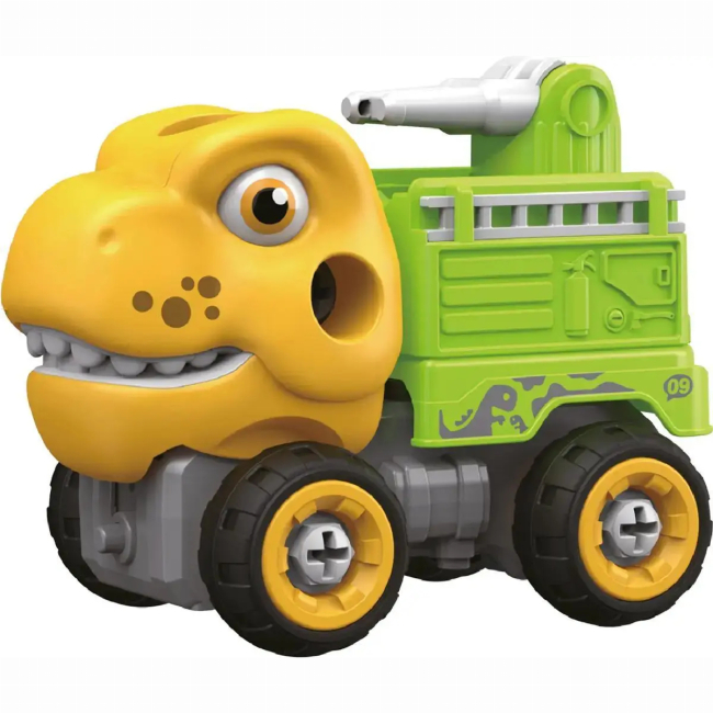 Конструктори з унікальними деталями - Конструктор Otamanko Тиранозавр пожежна машина жовтий/зелений (5320308)