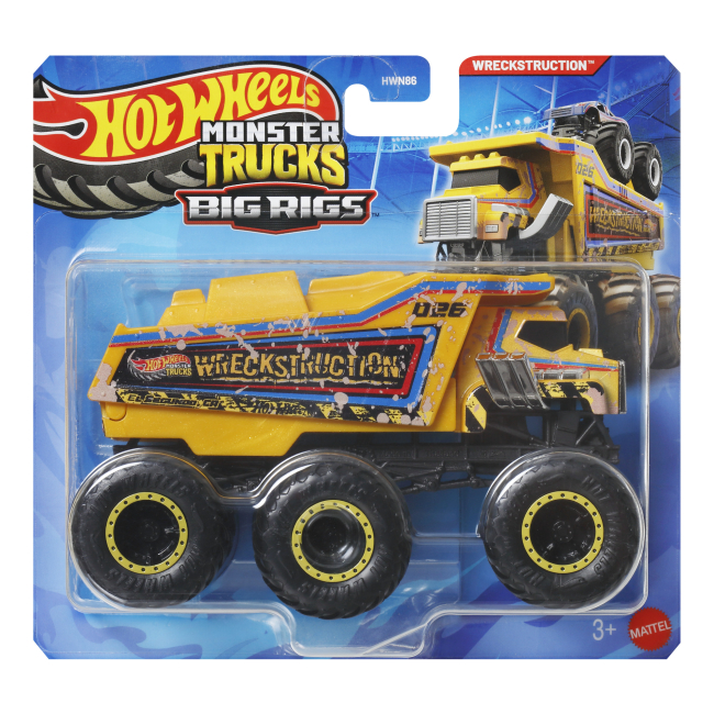 Автомоделі - Автомодель Hot Wheels Monster Trucks Супер-тягач Wreckstruction (HWN86/13)