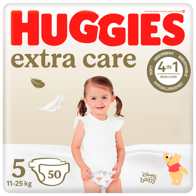 Підгузки - Підгузки Huggies Extra Care 5 M-Pack 11-25 кг 50 x 2 шт (5029053578132)