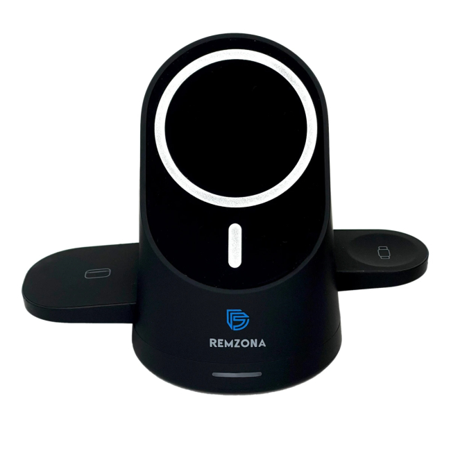 Павербанки - Зарядное устройство беспроводное Remzona Foldy 15W (WCH-02BK)