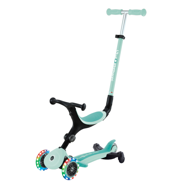 Самокати - Самокат Globber Go up active lights 360 м'ятний (749-206)