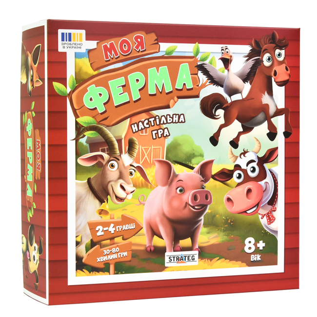 Настольные игры - Настольная игра Strateg Моя ферма (30435)