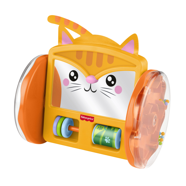 Развивающие игрушки - Игрушка-каталка Fisher-Price Активный котёнок (JLF98)