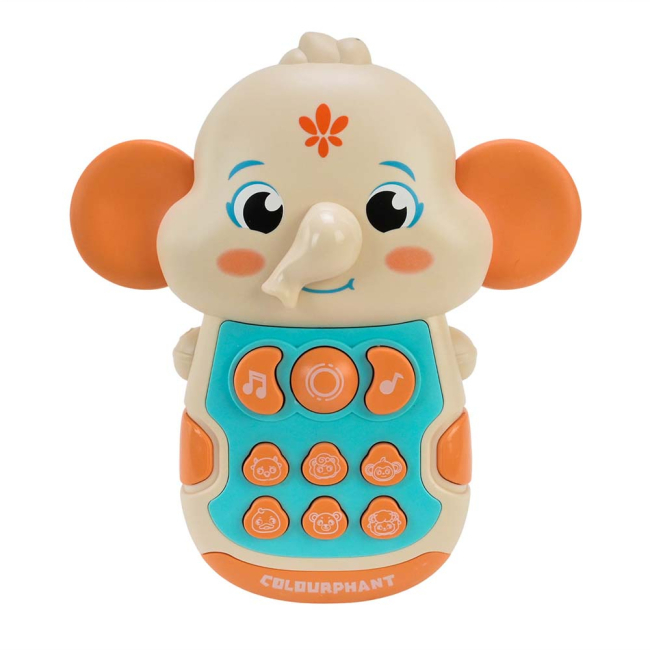 Развивающие игрушки - Игрушечный телефон Країна іграшок  Слоненок (PL-724-12)