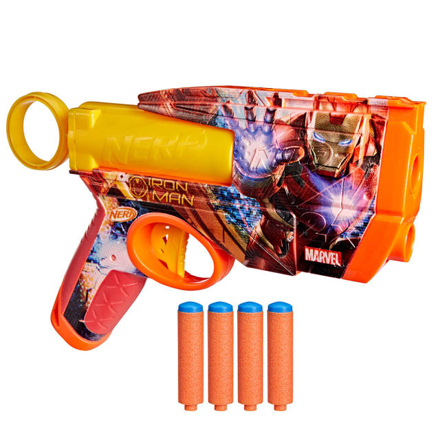 Помпова зброя - ​Бластер Nerf Герої Марвел Айрон-Мен (G1923)