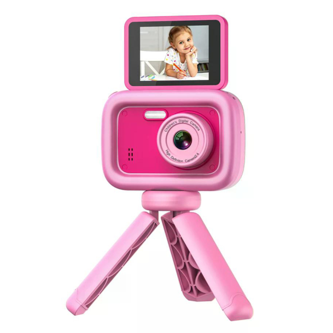 Фотоаппараты - Детская камера Remzona Fun Moments розовая (KC-01/2)
