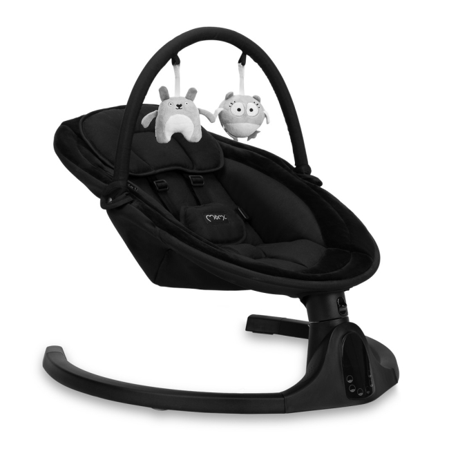 Крісла-качалки - Гойдалка MoMi Kenani Onyx Black (BULE00038)