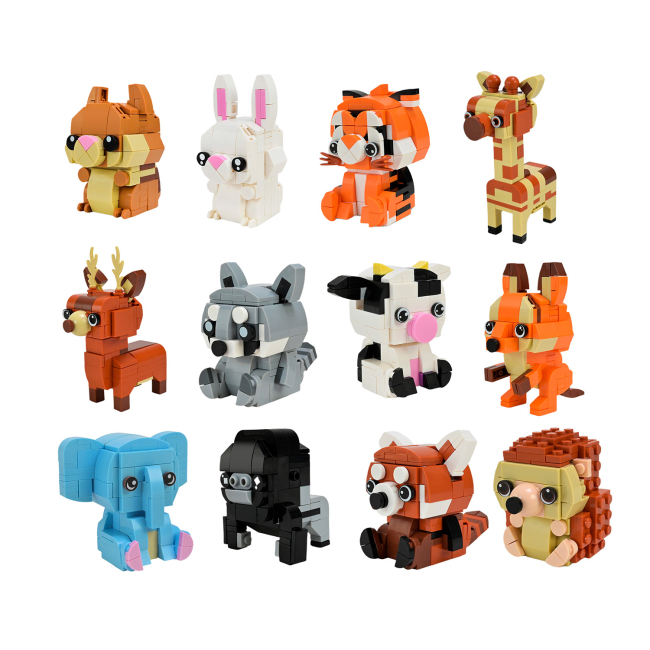 Конструкторы с уникальными деталями - Конструктор Країна Іграшок Животные в асортименте (6203)