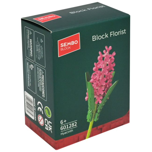 Конструкторы с уникальными деталями - Конструктор Sembo Block Florist Гиацинт 115 деталей (601282)