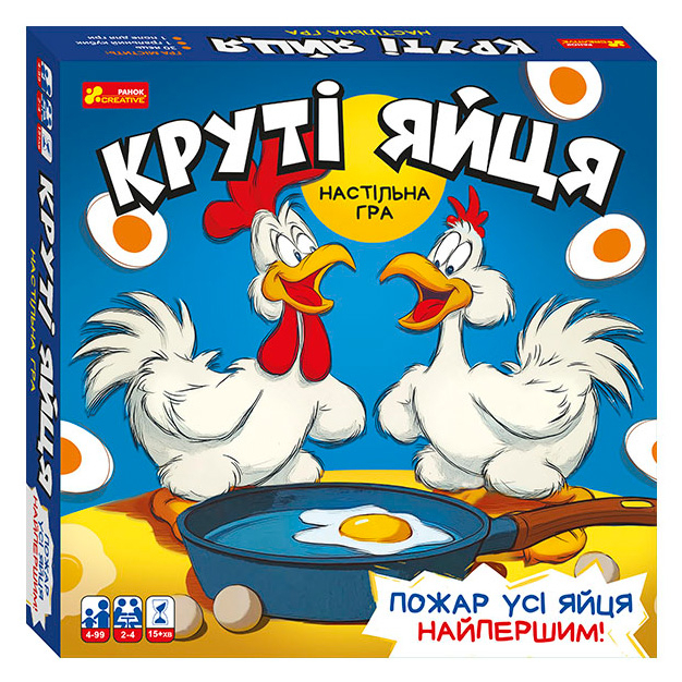 Настільні ігри - Настільна гра Ranok Круті яйця (10120222У)