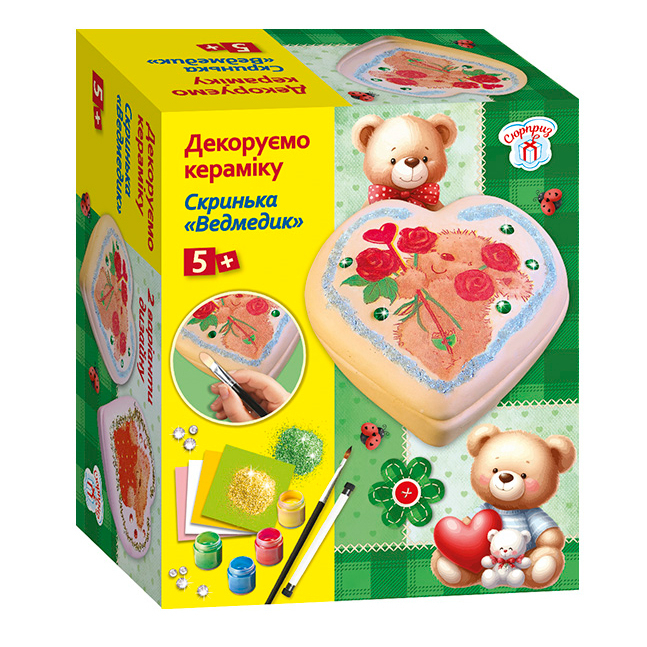 Набори для творчості - Набір для творчості Ranok Creative Скринька Ведмедик (10100767У)
