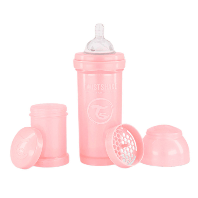 Пляшечки, соски та аксесуари - Пляшечка для годування Twistshake pearl pink 260 мл (78380)