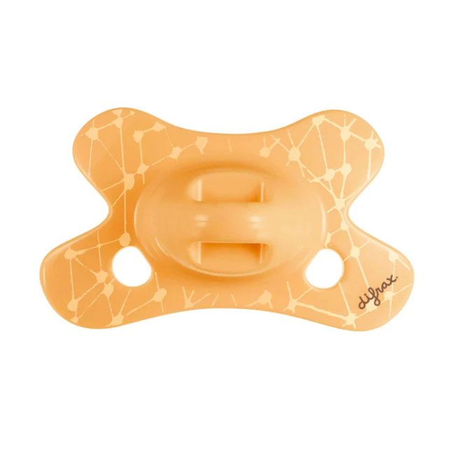 Пустушки та ніблери - ​Пустушка Difrax Natural силіконова Apricot grid (123 Apricot_grid)