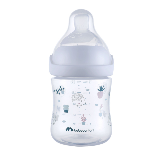 Бутылочки, соски и аксессуары - Бутылочка для кормления Bebe Confort Emotion Physio Urban garden белая 150 мл (3102209110)