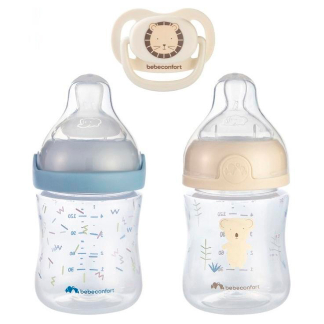 Пляшечки, соски та аксесуари - Стартовий набір для годування Bebe Confort Physio Air 150ml (3102202420)