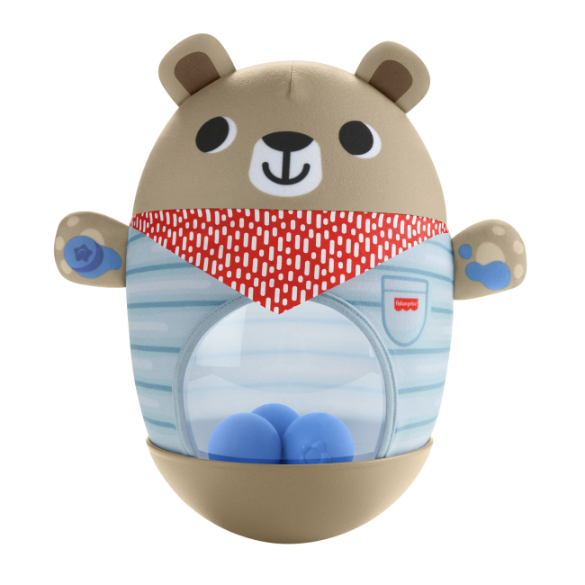 Розвивальні іграшки - Розвивальна іграшка Fisher-Price Ведмедик-неваляйко (JLB83)