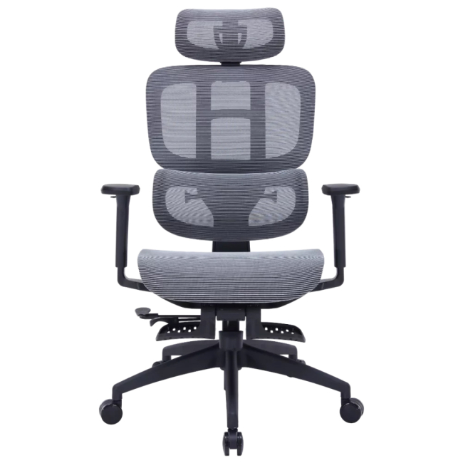 Мебель для геймеров - Кресло OfficePro Skyline Footrest Black/Dark Gray (OC750-B-DG-DG)