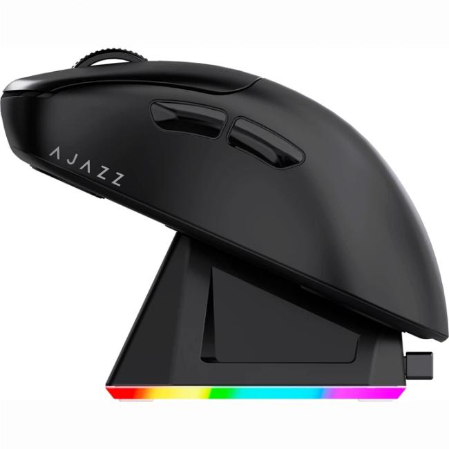 Клавіатура і миші - Мишка Ajazz AJ179P MC Charging Dock Wireless/Bluetooth/USB Black (AJ179P-MC-B)