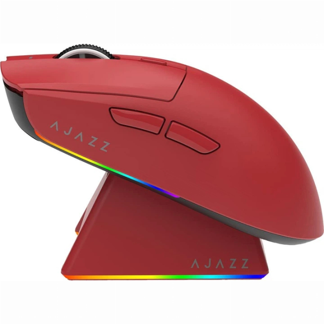 Клавиатура и мыши - Мышка беспроводная Ajazz AJ139 V2 MC Wireless/Bluetooth/USB Red (AJ139-V2-MC-R)