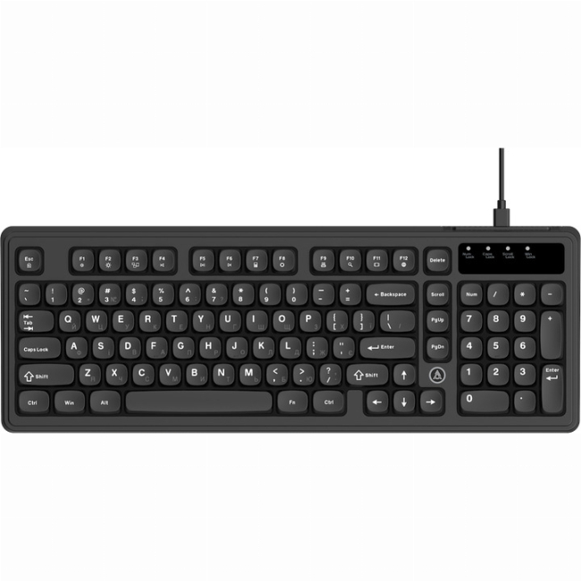 Клавіатура і миші - Клавіатура  Ajazz AF98 Black USB-C (AF98-B)