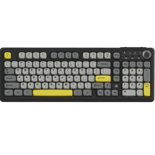 Клавиатура и мыши - Клавиатура Ajazz AF98 PLUS Black (AF98-PLUS-BGY)